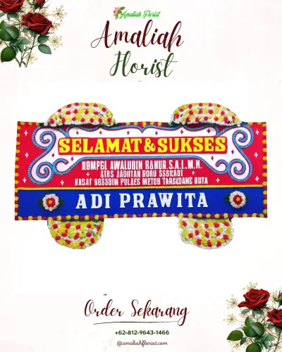 Karangan Bunga Ucapan Selamat di Lok Bahu