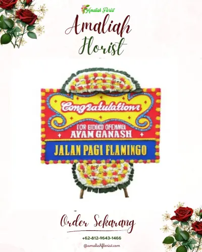 Bunga Papan Congratulation di Lok Bahu